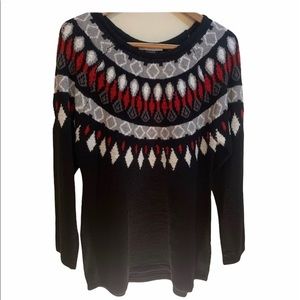 NWT Allison Daley Petites Black Sweater PL Large